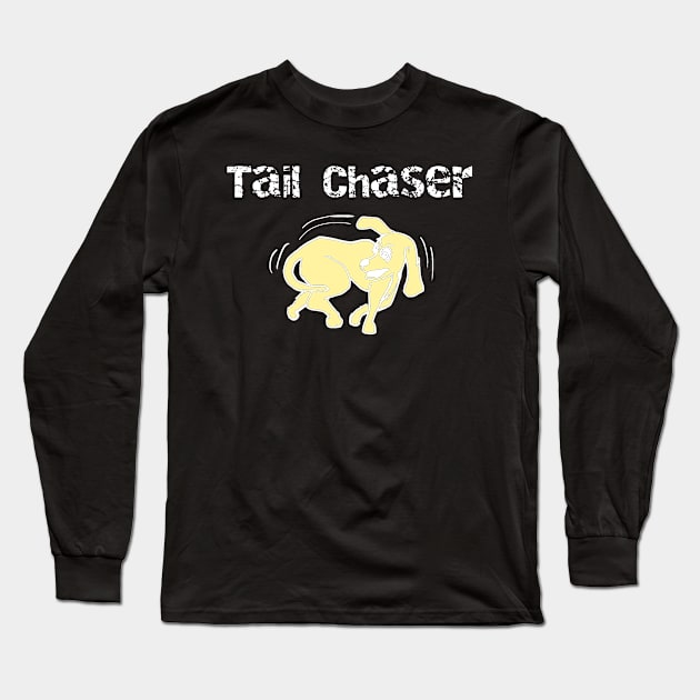 Tail Chaser Long Sleeve T-Shirt by MisterMash